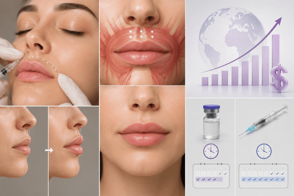 Lip Flip : Botox lèvres sans filler en 2026 | Dermatonet